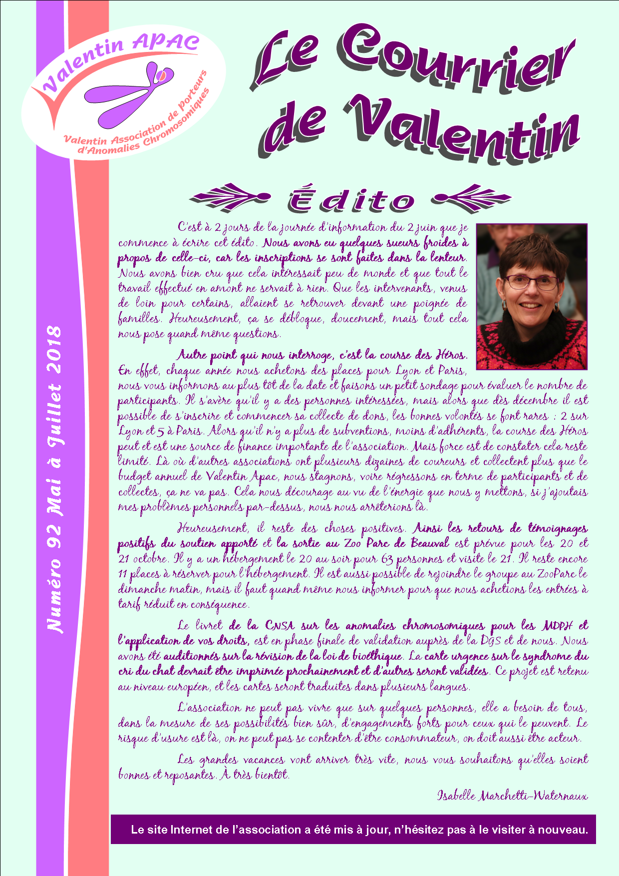 Le courrier de Valentin